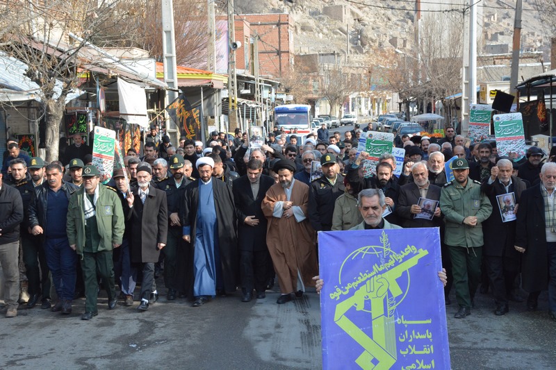 خروش مردم ماکو در حمایت از سپاه پاسداران انقلاب اسلامی + تصاویر