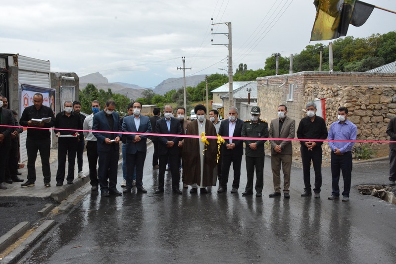 افتتاح طرح بهسازی و آسفالت معابر روستای کوسج ماکو