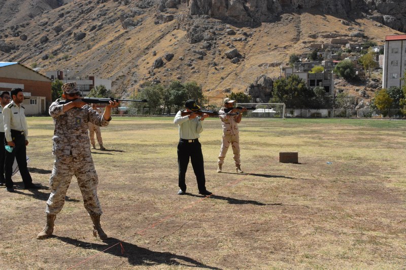 مسابقه تیر اندازی با تفنگ بادی نیروهای مسلح ماکو