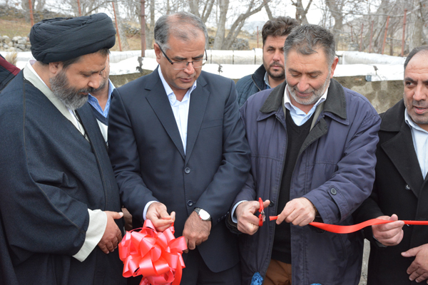 افتتاح کانال آبیاری روستای هاسون بزرگ از توابع ماکو