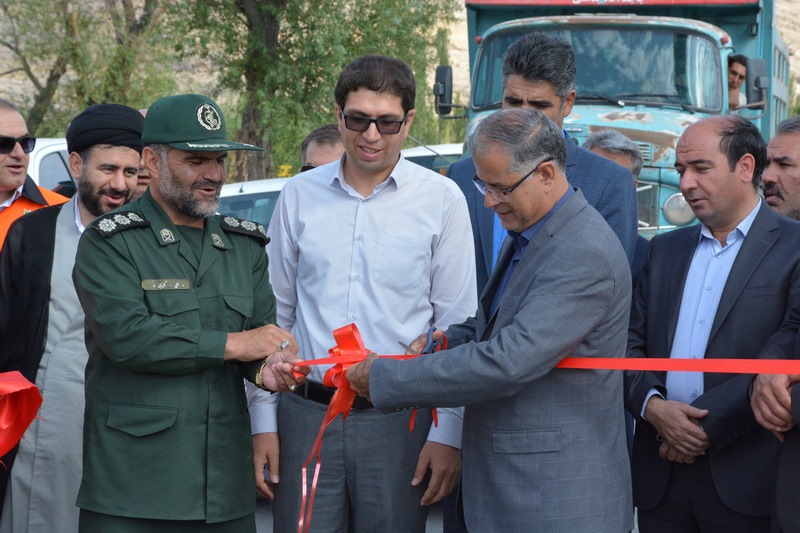 افتتاح روکش اسفالت محور روستای قزلداغ عجم
