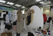 اولین جشنواره رنگ آمیزی تخم مرغ های غول پیکر در سالن نمایشگاه منطقه آزاد ماکو آغاز شد