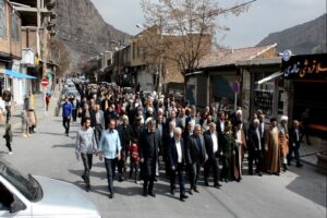 راهپیمایی مردم ماکو در حمایت از مردم غزه