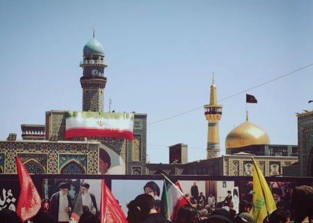 تشییع پیکر مطهر رهبر شهید انقلاب در مشهد مقدس