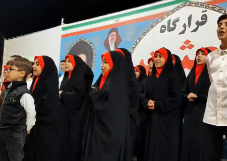 اجرای گروه سرود «معلی» در شب ولادت حضرت زینب(س)